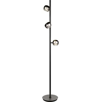 Stojací lampa Černá/ve stříbrné barvě LED stojací lampa (výška 150 cm) Orbit – Trio Select ID_1811134