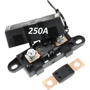 pojistka Pouzdro na pojistku MEGA včetně pojistky 250A pro systémy s napětím 12-32V, držák pojistky MEGA včetně pojistky 250A