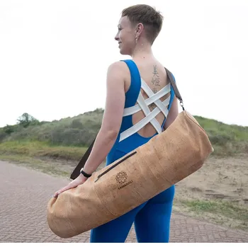 SAMARALI Taška na podložku na jógu BÉŽOVÁ