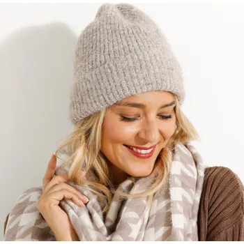 Čepice Čepice z recyklovaného polyesteru béžová