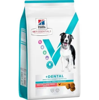Krmivo pro psa Hill's Pet Nutrition VetEssentials Adult Canine Dental Medium & Large Breed Chicken 10 kg
