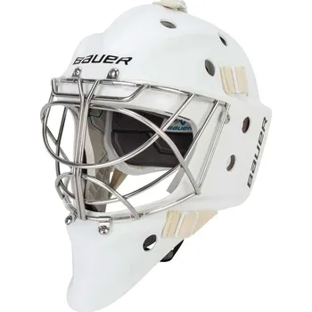 Chránič hlavy Brankárska maska Bauer 950 S25 Sr Farba: biela, Veľkosť: S, Brankárska mriežka: Cat Eye