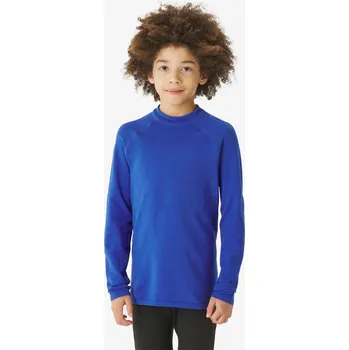 WEDZE Dětské lyžařské spodní termotričko 500 Seamless 5-6 LET MODRÁ