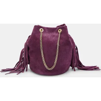 Kabelka Baťa semišová kabelka s třásněmi