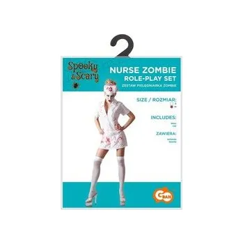 Strój dla dorosłych Pielęgniarka Zombie rozm.M