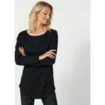 Blancheporte Dlouhé tričko s dlouhými rukávy černá 42/44