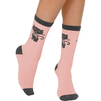 Dámské ponožky Sada 4 párů ponožek s motivem kočky assort 35-38