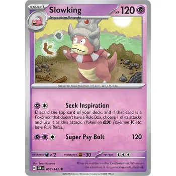 Karetní hra Slowking 058/142 - Stellar Crown Typ karty: Reverse Holo
