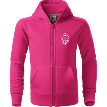 Chlapecká mikina FK ŠUMPERK dětská mikina na zip Barva: purpurová, Velikost: 158 cm/12 let
