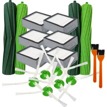 Sada příslušenství pro robotický vysavač Sada pro iRobot e5,i3,i7+,i8 pro iROBOT Roomba Combo i5 20ks kartáče a filtry