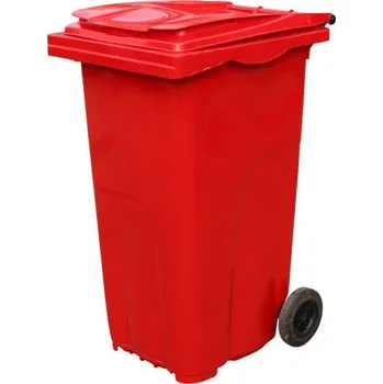 Popelnice TAVOBAL Tavobal plastová popelnice 240 l, červená