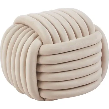 Taburet Taburet sametový béžový P5-FXJG