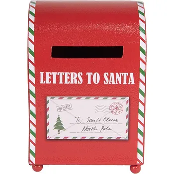 Poštovní schránka Clayre & Eef - Vánoční poštovní schránka LETTERS TO SANTA 6Y5800