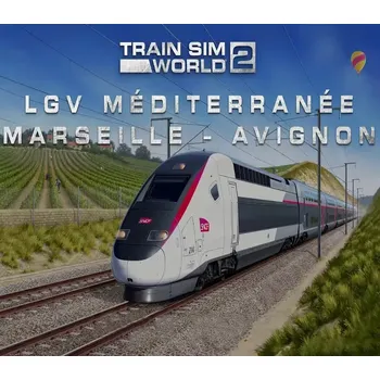 Počítačová hra Train Sim World 2 - LGV Méditerranée: Marseille - Avignon Route Add-On DLC