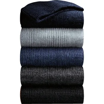 Sada 2 párů ponožek podporujících krevní oběh modrá džínová 47/50