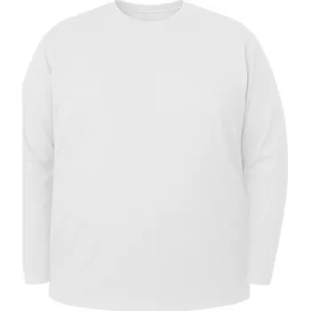 Pánské tričko Miners Mate supersize Nadměrné tričko s dlouhým rukávem Unisex - Bílá | 5XL