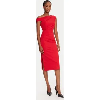 Dámské oblečení Rinascimento Koktejlové šaty CFC0125334003 Červená Slim Fit XL