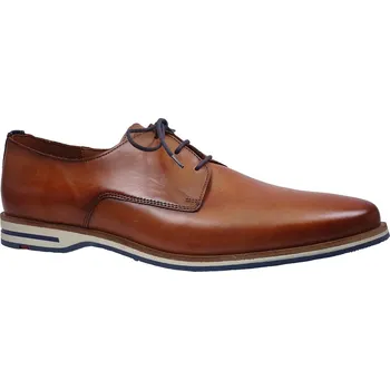 Pánské polobotky Vycházkové polobotky, Lloyd, Dakin, šíře F, přírodní: Hnědá Hladká kůže 34 49,5 F - užší střih (30069-28752)