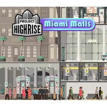 Počítačová hra Project Highrise - Miami Malls DLC