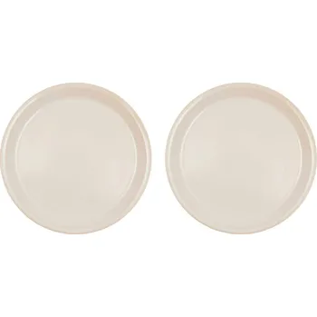 Talíř OYOY LIVING DESIGN Sada 2 menších talířů Yuka Ø 22 cm "White" OYOY