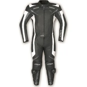 Moto kombinéza RUNNER TS-RUN - černá kožená moto kombinéza A-pro - 58