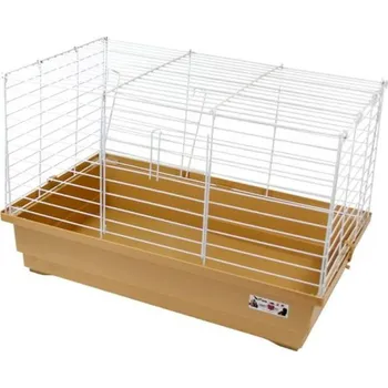 Cobbyspet CAVIE 60 OPEN klec pro hlodavce 60x37x37cm bílá mříž