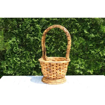 Květináč Dřevěný květináč, koš