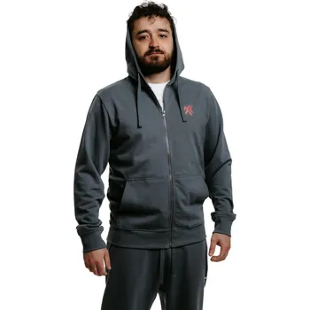 Pánská mikina Pánská mikina se zipem AUTHORITY-H-IRONGATE grey Šedá M