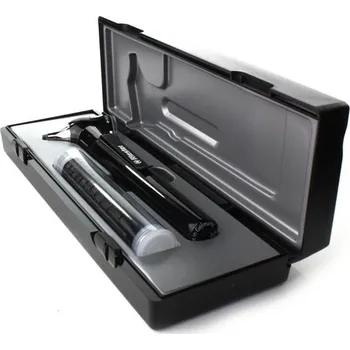 Otoskop Riester e-scope ® F.O. LED 3,7 V, černý, kazeta