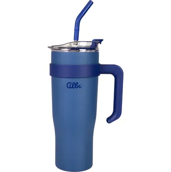 Modrý nerezový termohrnek XXL 1200 ml