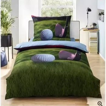 Povlečení POVLEČENÍ S 3D EFEKTEM 140x200/70x90cm - GOLF