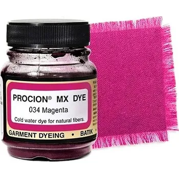 Speciální výtvarná barva Barva Jacquard Procion MX na bavlnu odstín 034 Magenta