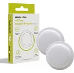 Obal / držák MOBILE ORIGIN A2 pro Apple AirTag - balení 2 kusů - nalepovací - bílý