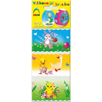 Velikonoční dekorace Arch Smršťovací košilky na velikonoční vajíčka veselé obrázky