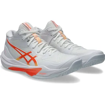 Dámská sportovní obuv Dámské kotníkové sálové boty Asics SKY ELITE FF MT 3 W bílé 1052A076-104 - EUR 41,5 | UK 7,5 | US 9,5