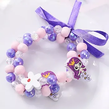 Náramek Fashion Jewelry Dětský náramek mořská víla sada 3 ks