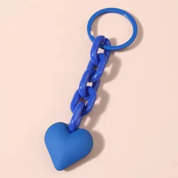 Fally Co. Přívěsek na klíče Srdce modrá