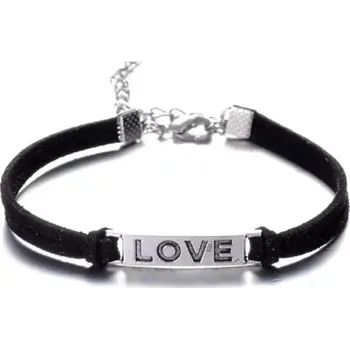 Náramek Náramek pro zamilované LOVE černý