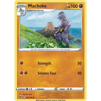 Karetní hra Machoke 087/196 - Lost Origin Typ karty: Reverse Holo