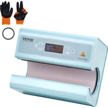 VEVOR Auto Tumbler Heat Press Machine 11-30oz Sublimační hrnek Heat Press Blue