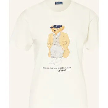 Dámské tričko Polo Ralph Lauren Dámské Tričko, bílá / velbloudí / tmavě...