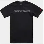 Alpinestars Linear Wordmark 2.0 pánské tričko krátký rukáv Black/Grey/Red vel. XL