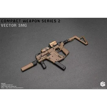 Doplněk k figurce Zbraň pro 1/6 figurky Special Forces Weapon Set C Elite Units LVAW (Coyote)