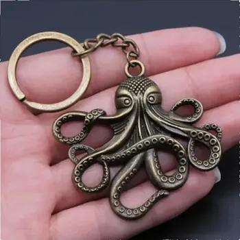 Přívěsek na klíče Chobotnice velká retro