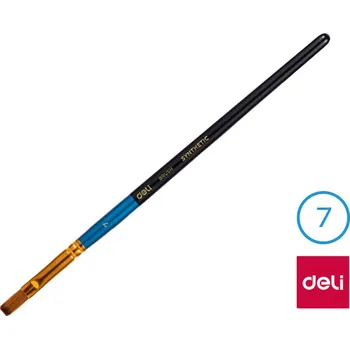 Umělecký štětec Štětec syntetický plochý č. 7 DELI