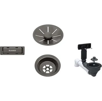 Blanco Příslušenství Odtoková sada InFino, tmavá ocel
