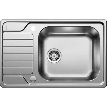 Nerezový dřez Blanco Dinas XL 6 Dřez, 78x50 cm, s ovládáním odtoku, kartáčovaný nerez