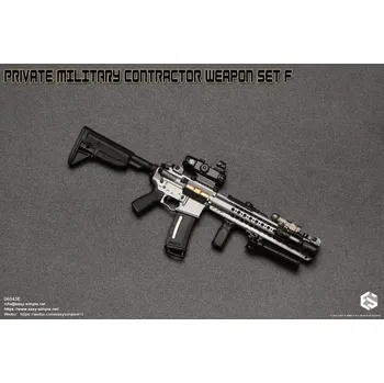 Doplněk k figurce Zbraň pro 1/6 figurky Private Military Contractor Weapon Set F (Grey)