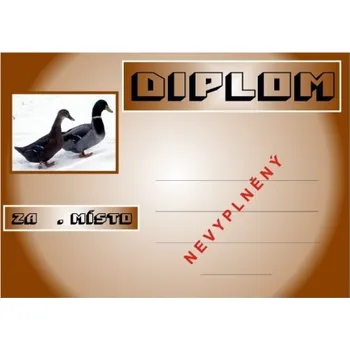 Kachny diplom A4