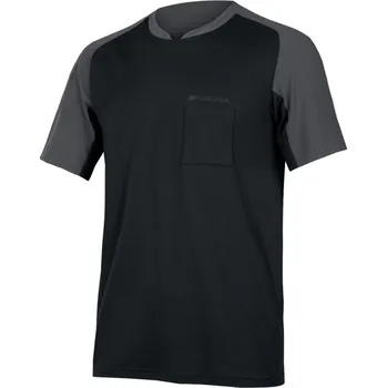 cyklistický dres Triko ENDURA GV500 Foyle T Black - L